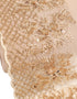 Aurora Blossom Beaded Border Lace Mix and Match - (Nude) + Satin (Champagne)